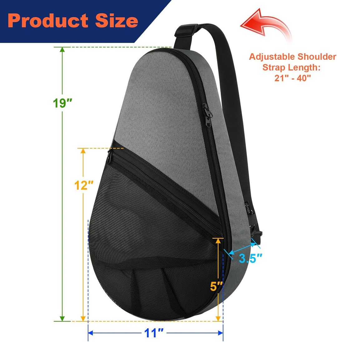 Cosmos Padelschlägertasche Pickleball Paddelschlinge Rucksack Padelschläger Aufbewahrungstasche Pade