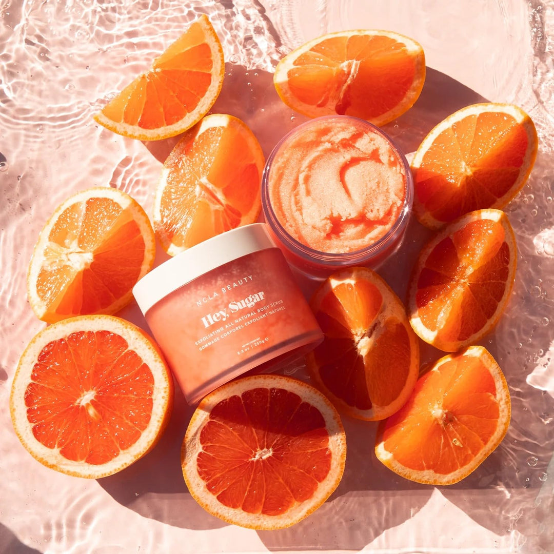 NCLA Beauty Hey Sugar All Natural Body Scrub - Feuchtigkeitsspendendes Zuckerpeeling - Sheabutter Ka
