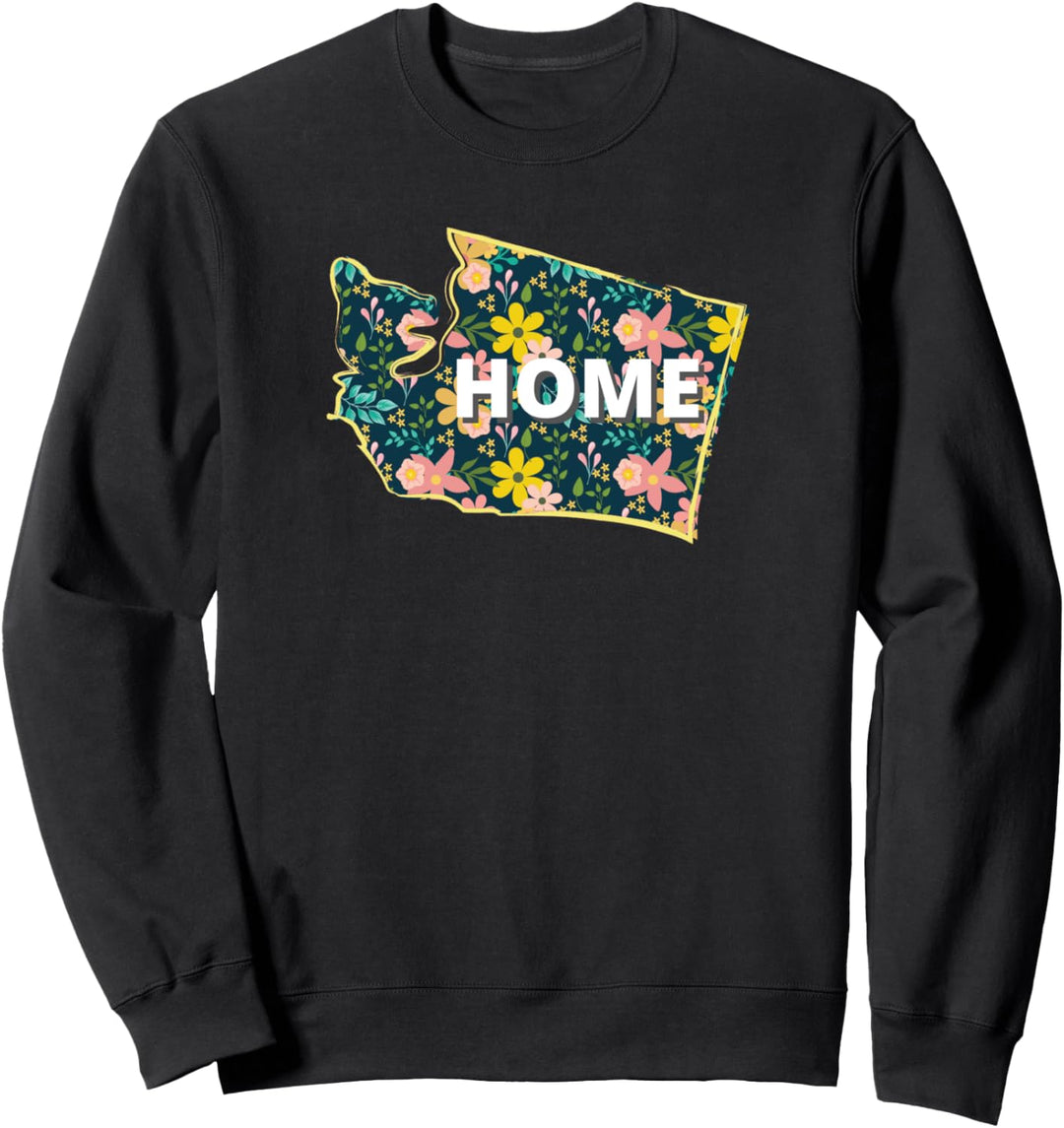 Washington State Home Love, PNW Gifts for Pacific Northwest Sweatshirt