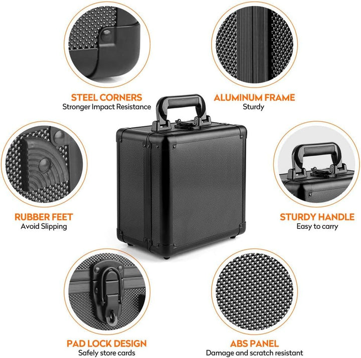 JoyHood Top Loader Aufbewahrungsbox, Graded Card Aufbewahrungsbox, PSA Card Case kompatibel mit Samm