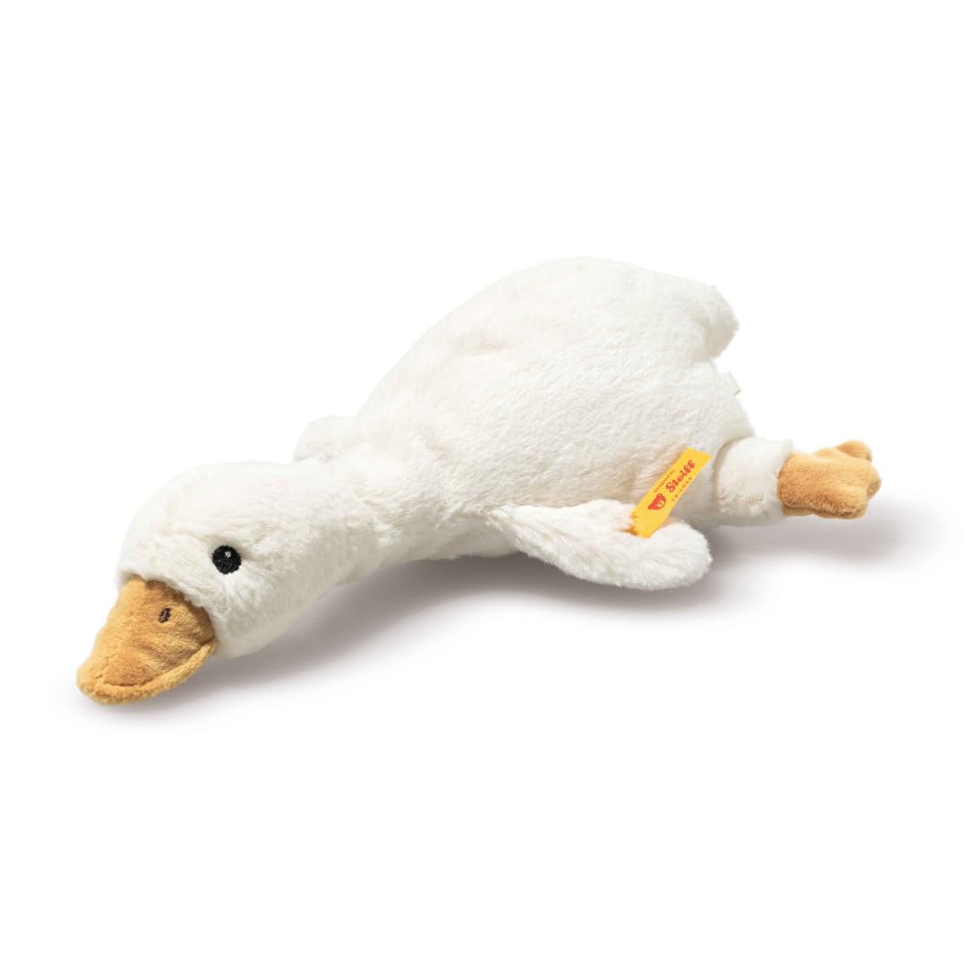 Steiff Kuscheltier Gilda Gans mit Rassel, Süsses Stofftier, Jungen, Mädchen & Babys ab 0 Monaten, Fr