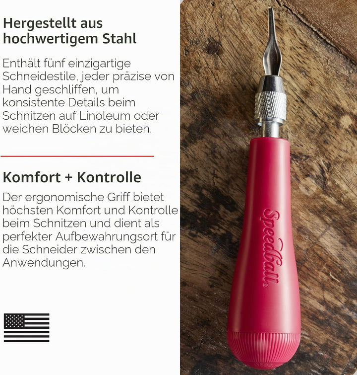 Unbekannt Speedball Assortment Linoleum Cutter Assorted Sortiert, Assorted Sortiert