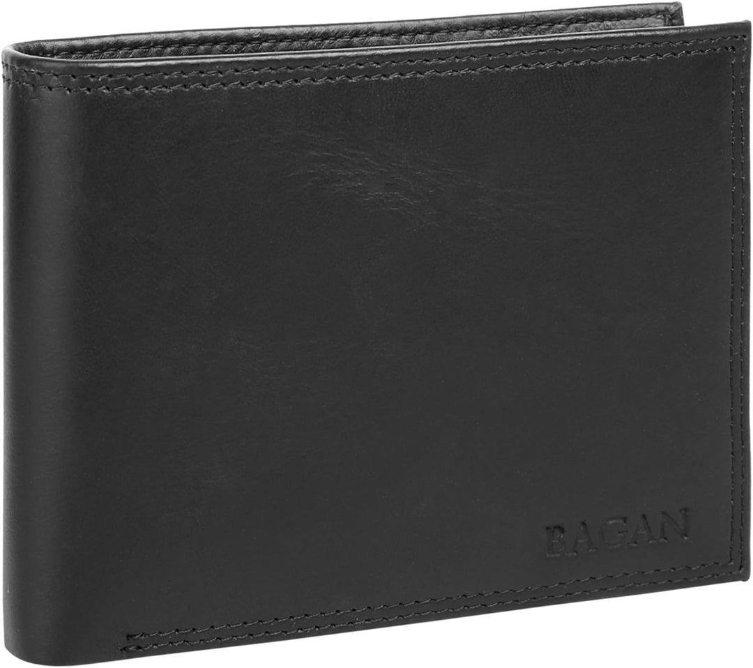 BAGAN Geldbörse Echt Leder schwarz Herren - 020880