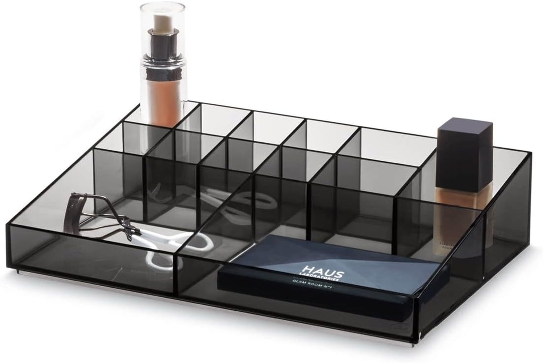 iDesign Make-up Organizer, Schmink Aufbewahrung mit 13 Fächern aus der Signature Series by Sarah Tan