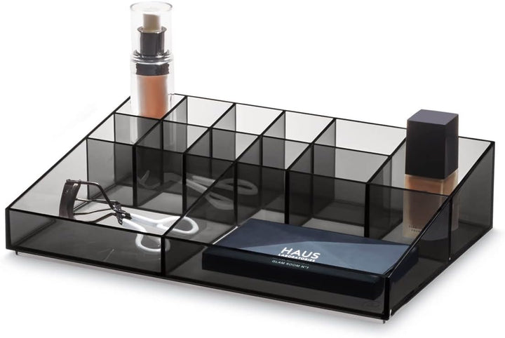 iDesign Make-up Organizer, Schmink Aufbewahrung mit 13 Fächern aus der Signature Series by Sarah Tan