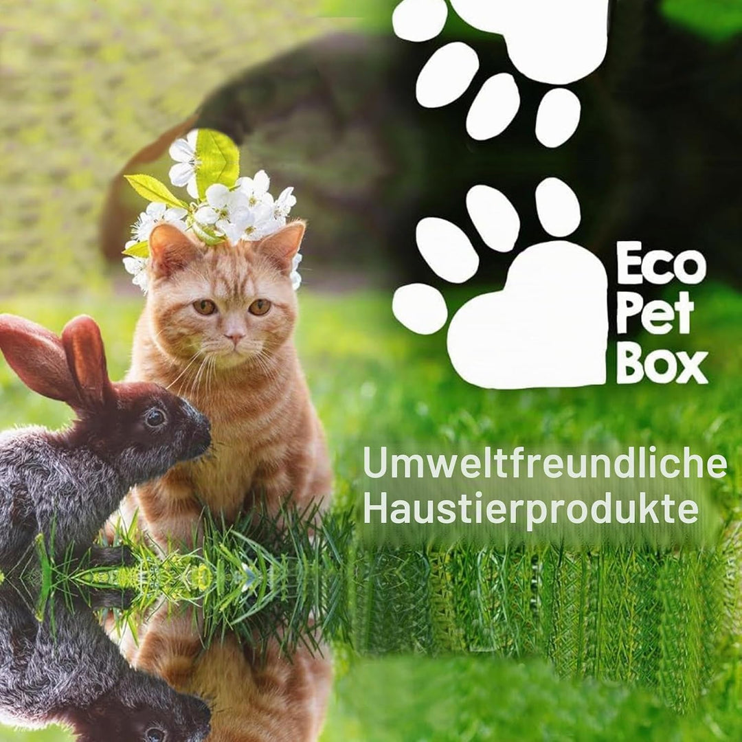 22L Bio Katzenstreu Pellets – natürliches &amp; kompostierbares Katzenstreu aus Heu, ökologisches Einstr