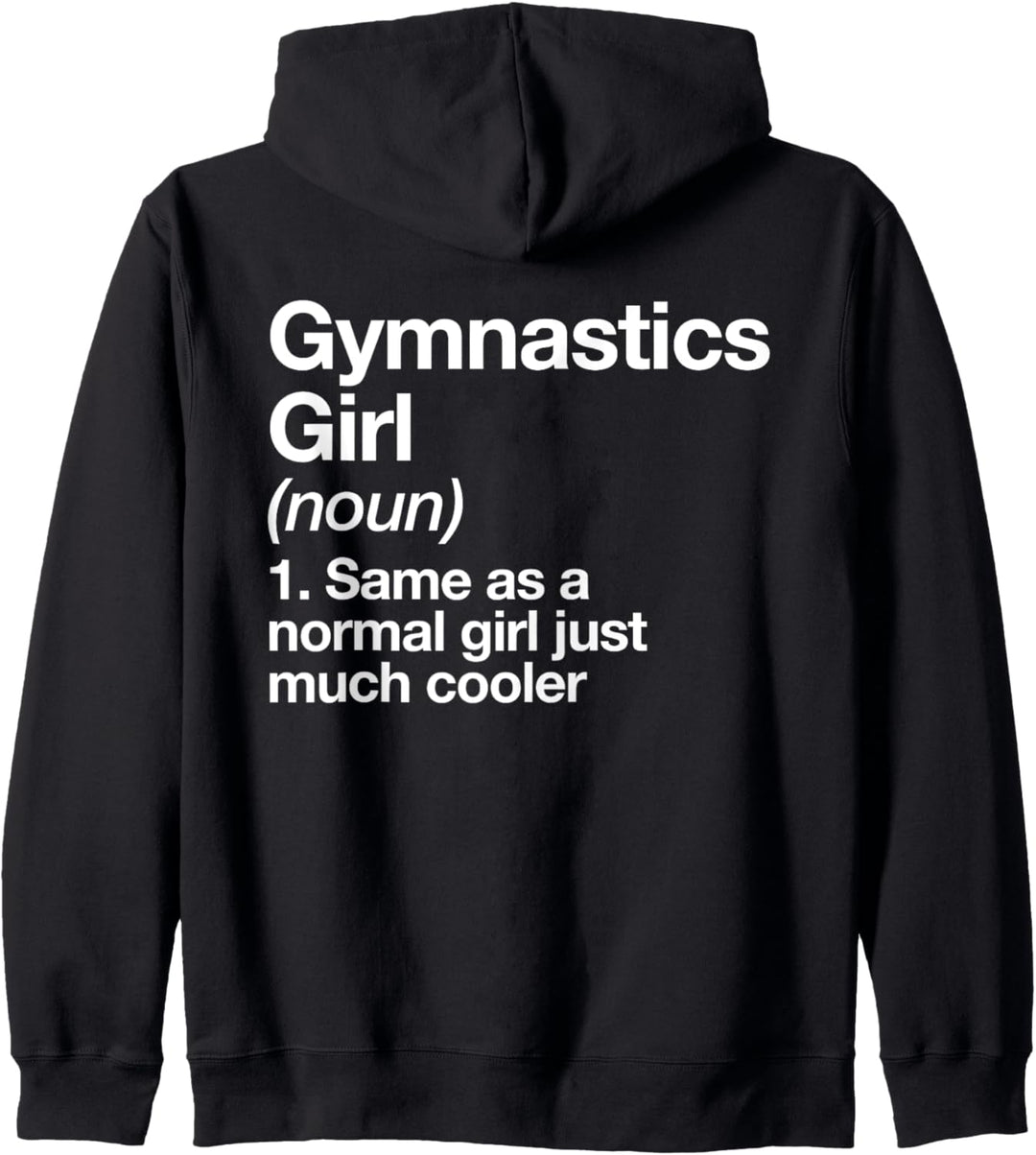 Gymnastik Mädchen Definition Lustiger Sport Kapuzenjacke