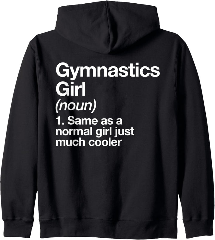 Gymnastik Mädchen Definition Lustiger Sport Kapuzenjacke