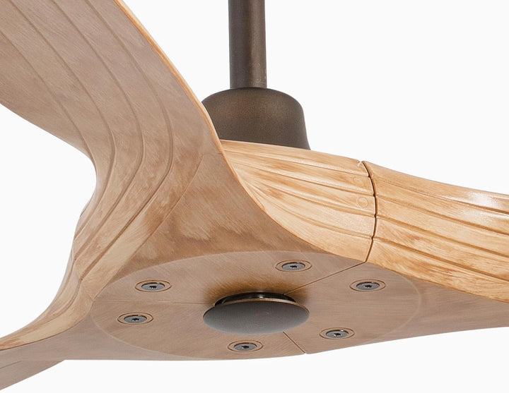 FARO BARCELONA 33519 - MOREA Deckenventilator hellbraun mit Gleichstrommotor