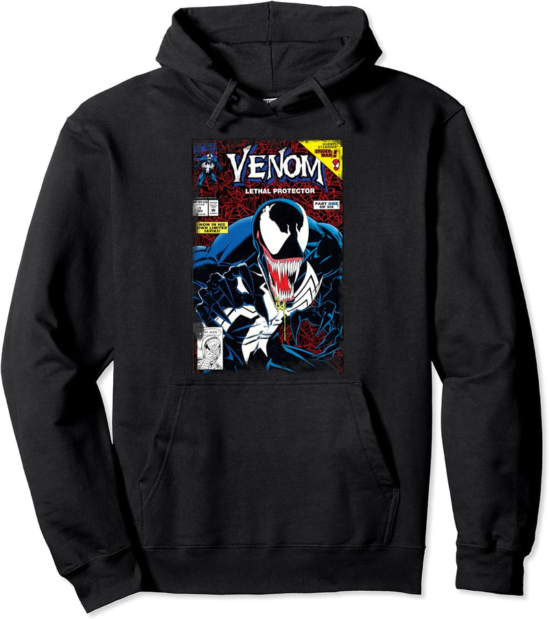 Marvel Venom Vintage Comic Book Cover Pullover Hoodie