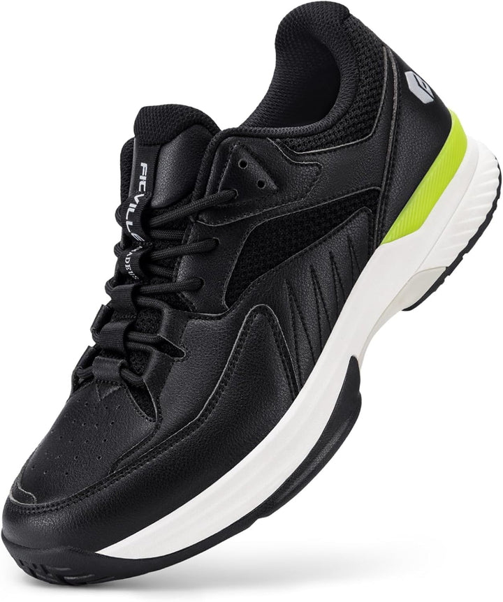 FitVille Extra Weit Tennisschuhe Damen Breit Hallenturnschuh Atmungsaktiv Training Schuhe für Tenni