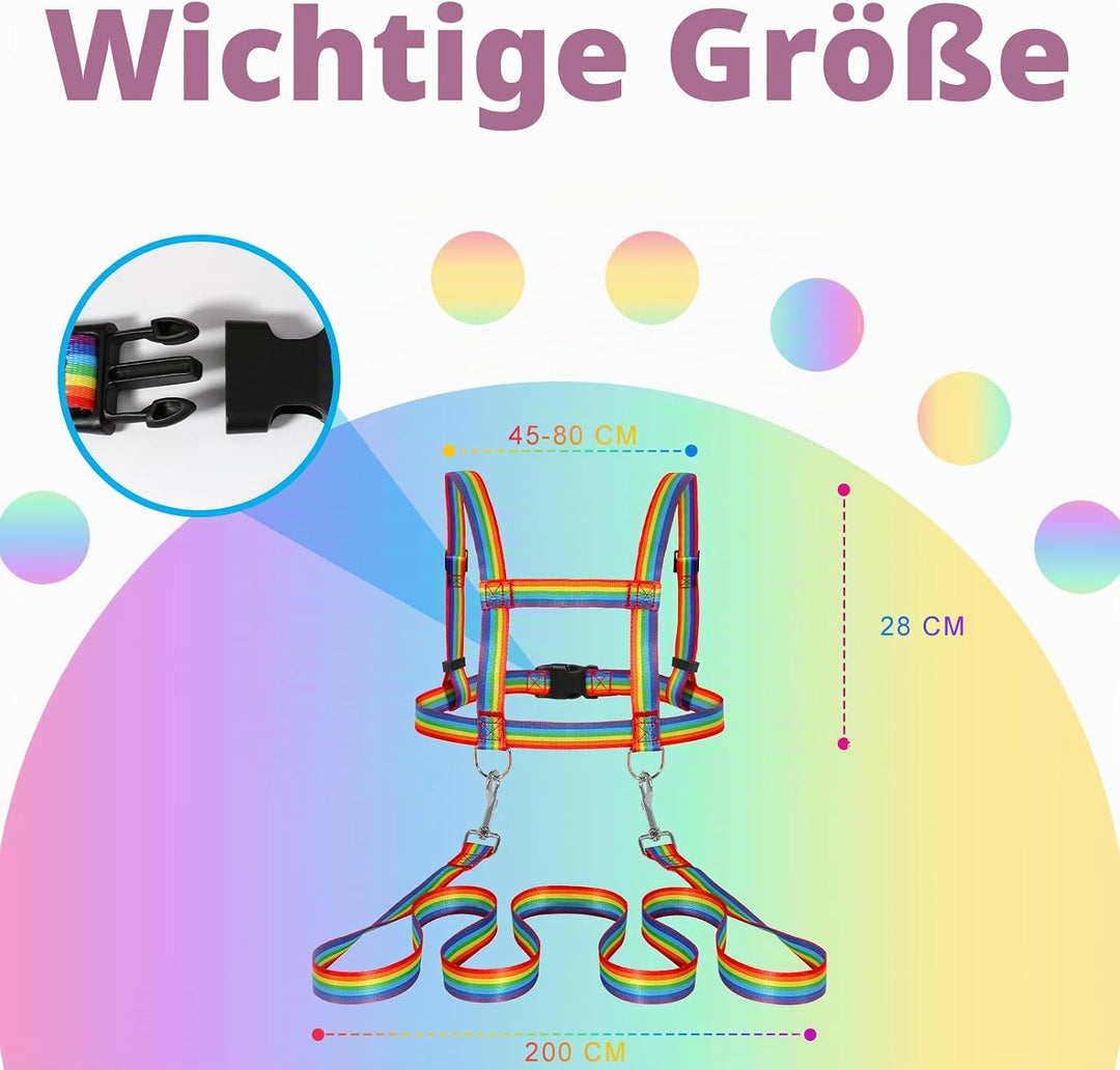 Pferdegeschirr für Kinder Pferdeleine zum Spielen für Kinder Zaumzeug Skifahren Rollenspiel Zubehör