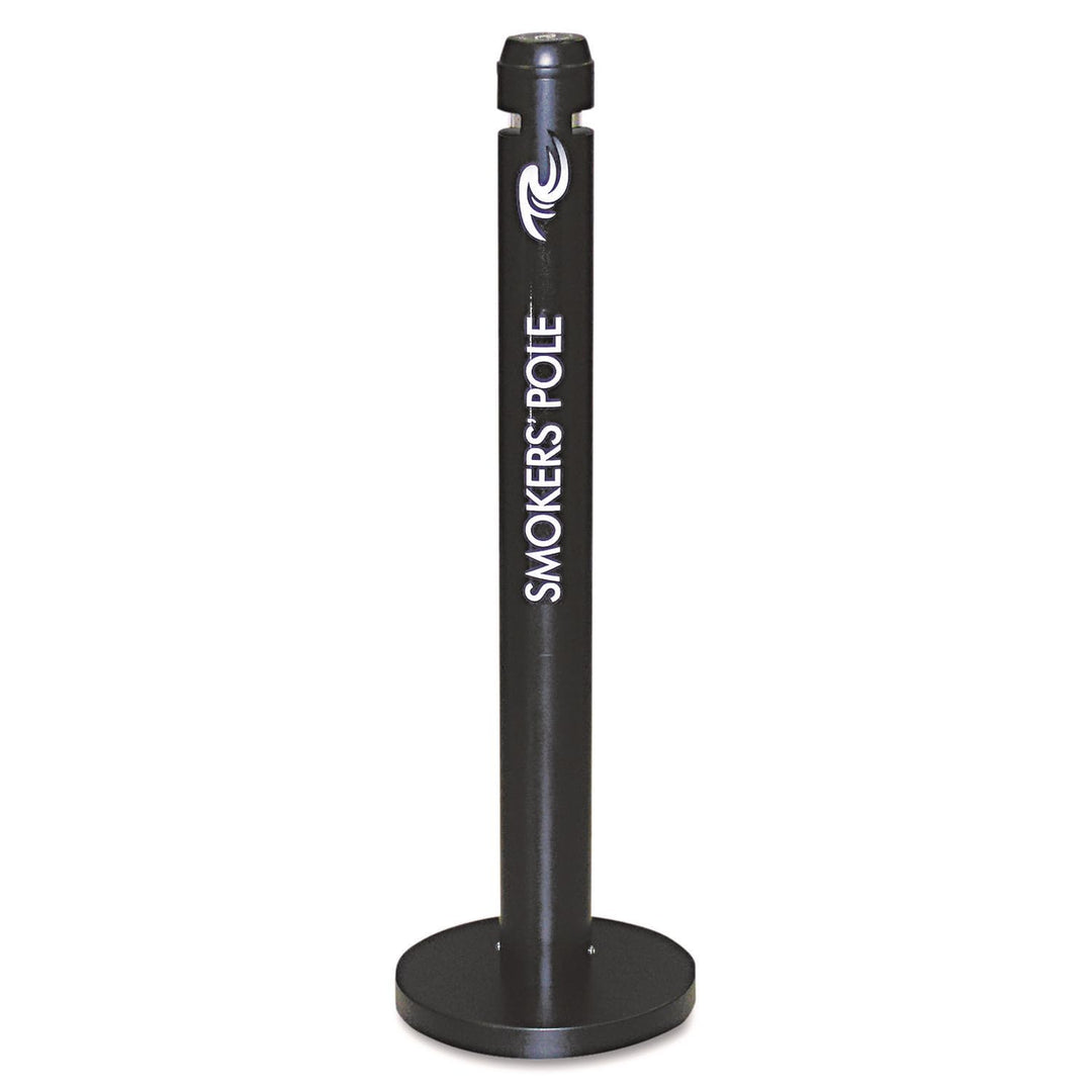 Rubbermaid Commercial Products Smokers Pole Ash Bin Aluminium Weather-resistant Base Diameter 324mm