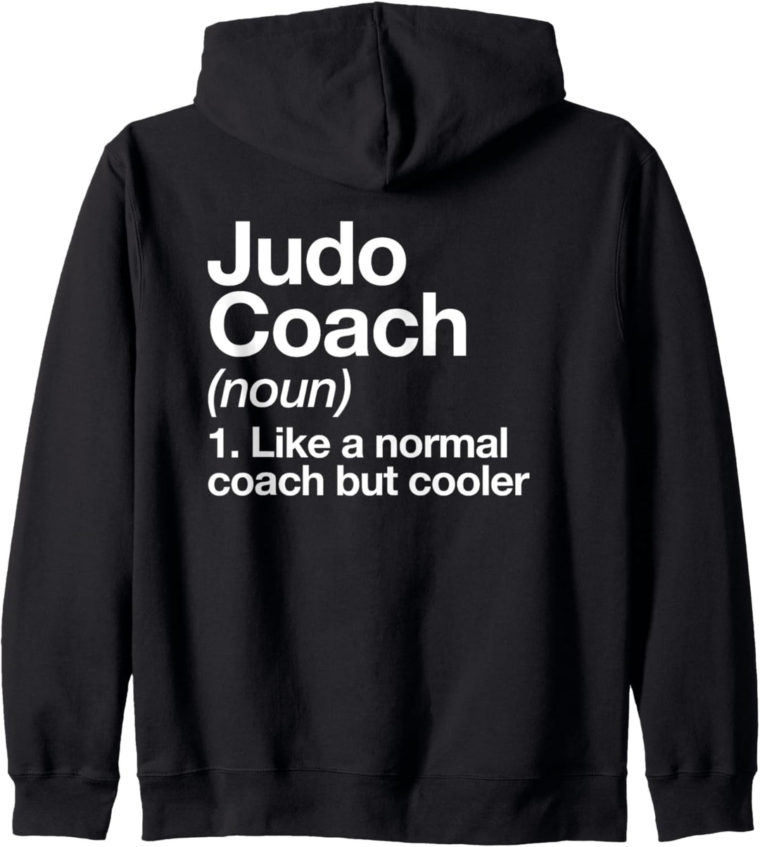 Judo Coach Funny Definition Kampfsport Trainer Kapuzenjacke