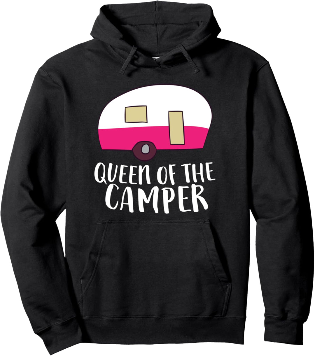 Lustiger Camper Queen of the Camper RV Camper Mama Camper Queen Pullover Hoodie