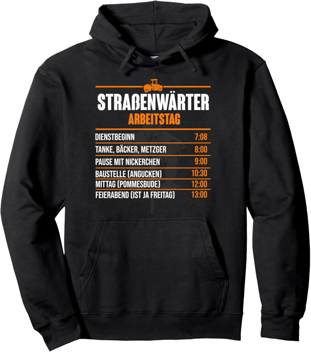 Lustiges Arbeitstag Strassenmeisterei Geschenk Strassenwärter Pullover Hoodie