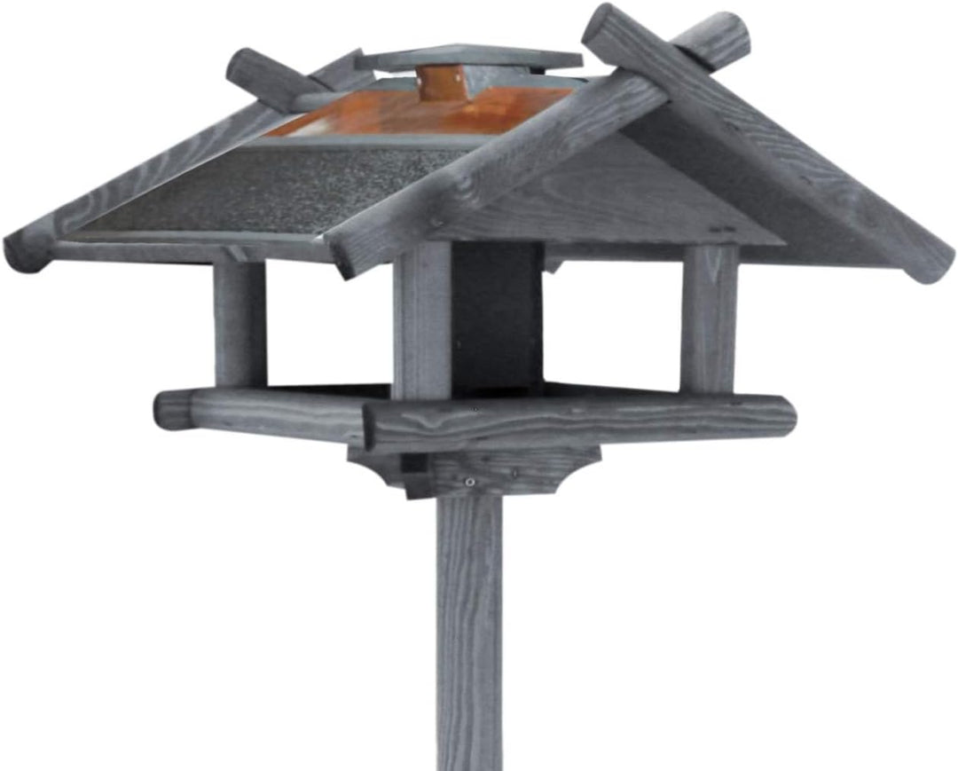 Kynast Exclusiv Vogelhaus mit Kupferdach und Fuss anthrazit 155cm Vogel Haus