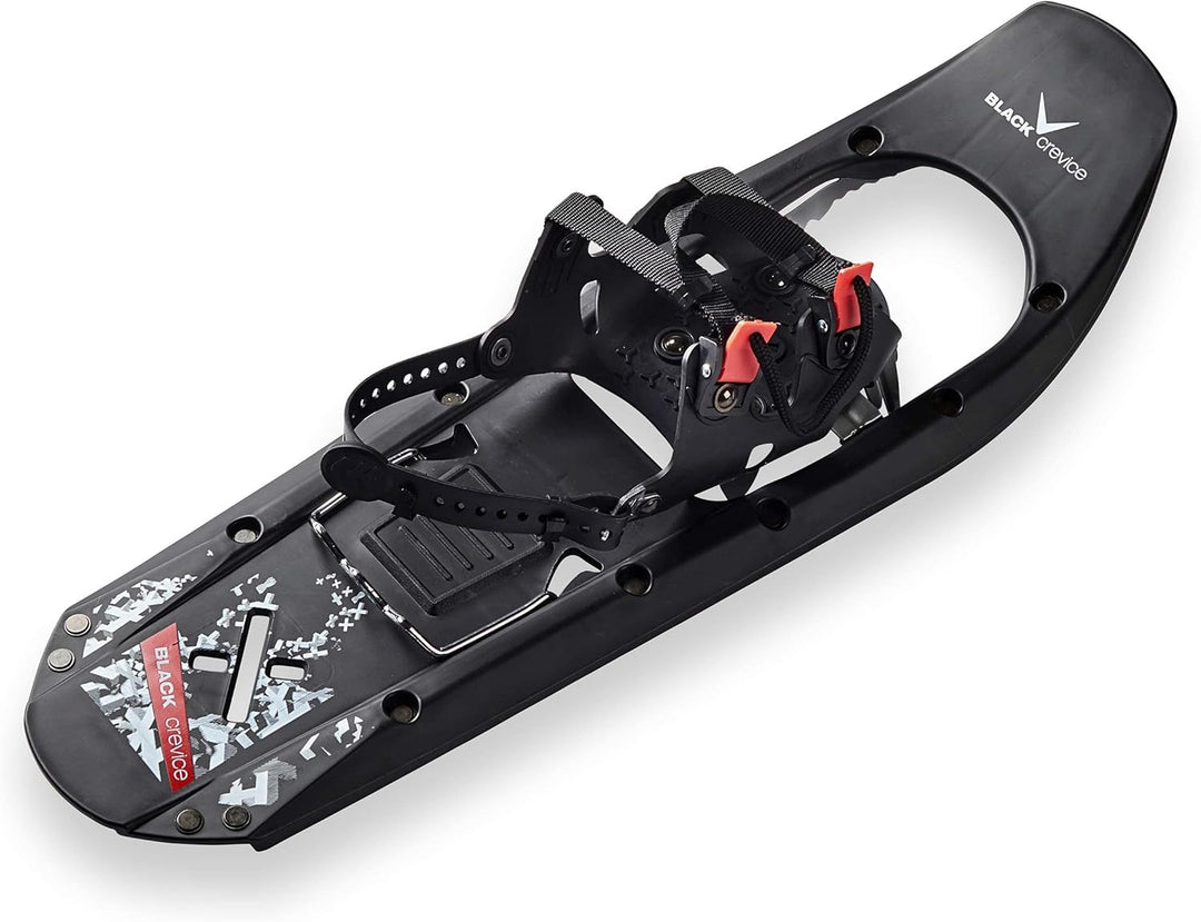 Black Crevice Schneeschuhe Herren &amp; Damen I Schneeschuhe zum Wandern aus leichtem Kunststoff I Schne