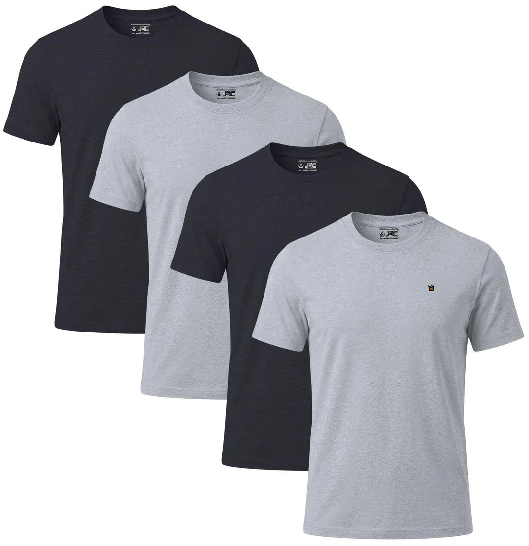 JRC Just Royal Clothing 2er-Pack Herren-Henley-T-Shirts mit halben Ärmeln, leichte Henley-Oberteile