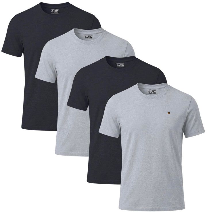 JRC Just Royal Clothing 2er-Pack Herren-Henley-T-Shirts mit halben Ärmeln, leichte Henley-Oberteile