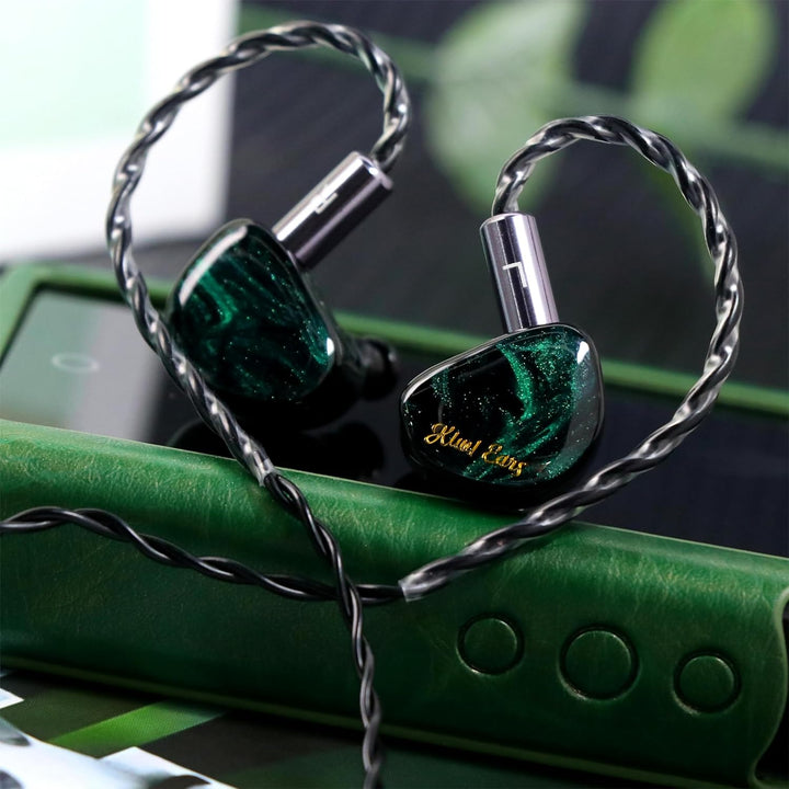 LINSOUL Kiwi Ears Cadenza 10mm Beryllium Dynamic Driver IEM 3D Printed with Detachable Interchangeab