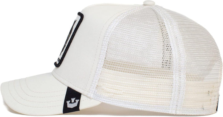 All American Men'Goorin Brothers-Hut 62 Trucker-Panther-White-#27184, 62 Trucker-Panther-White-#2718