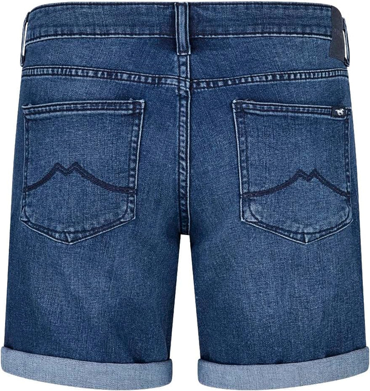 MUSTANG Damen Shorts Bermuda Kurze Jeans Hose Regular Jeansshorts Hotpants Basic Denim Stretch Baumw