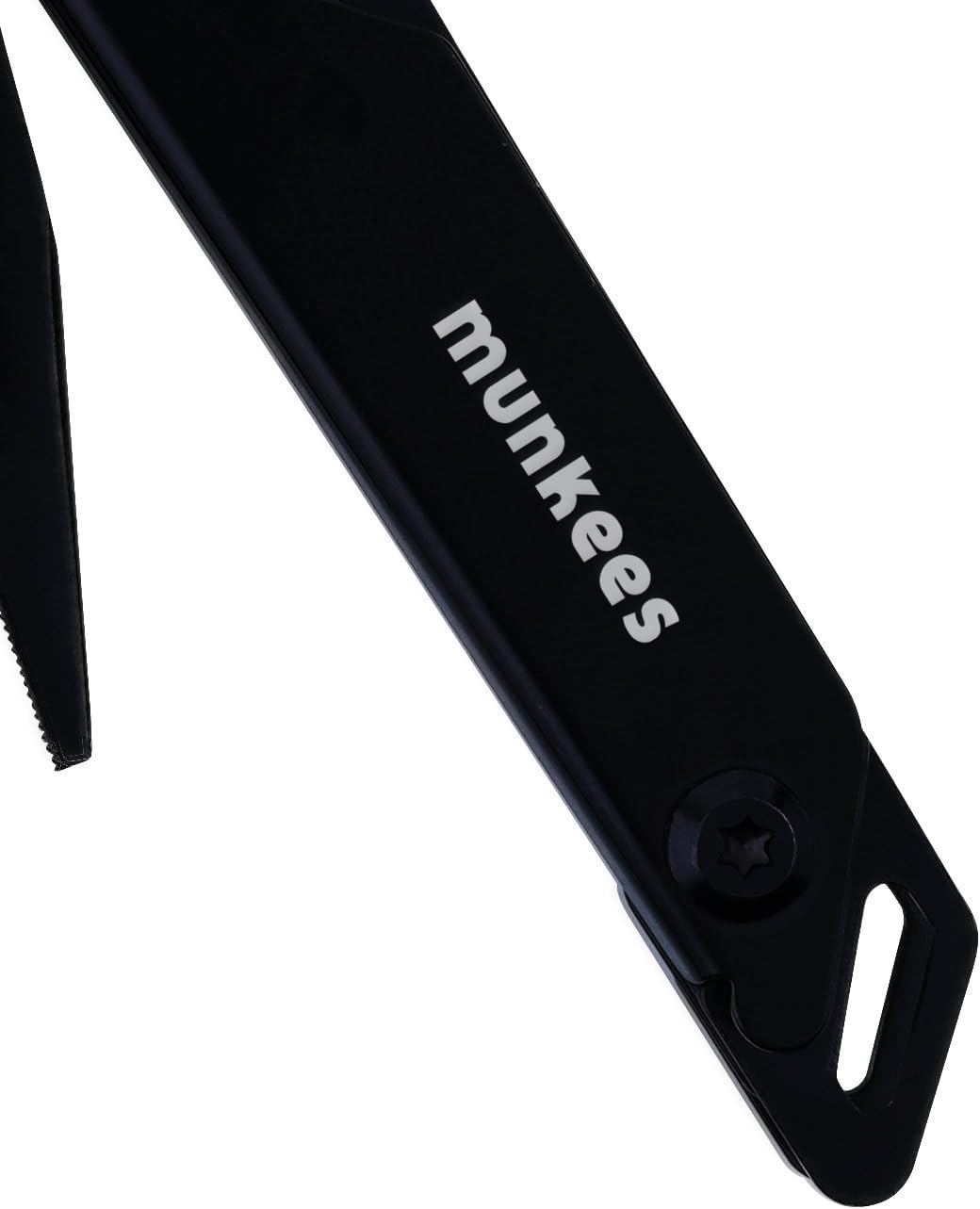 munkees® Multitool 10-in-1 Black Line – EDC-Werkzeug mit Messer, Zange