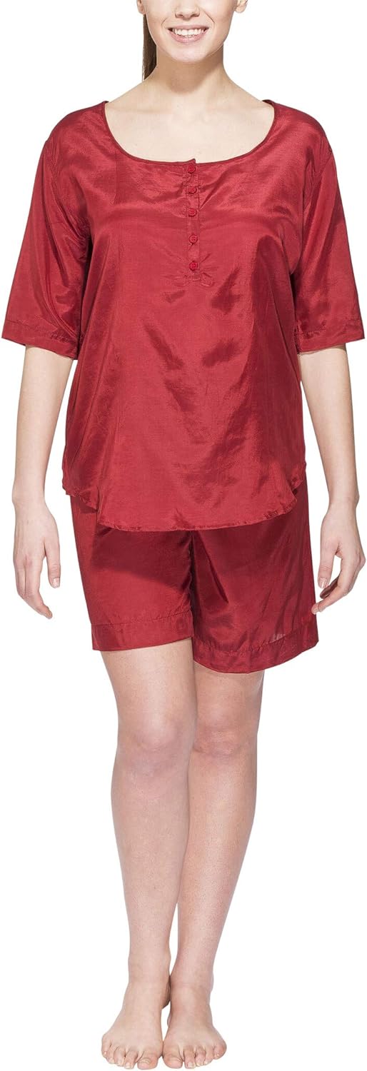 Cocoon Adventure Nightwear Damen, Pyjama M Raspberry, M Raspberry