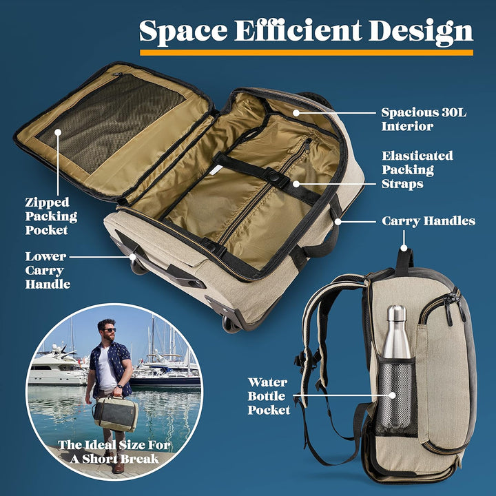 Cabin Max für Easyjet Handgepäck 45x36x20 Rucksack, Reisetasche für unter den Sitz, Handgepäck Tasch