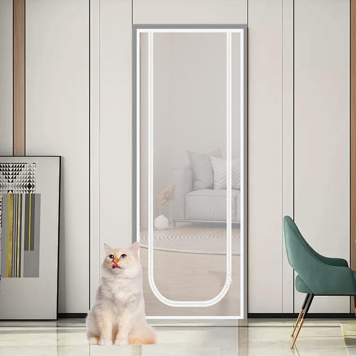 Katzen Bildschirmtür | Cat Proof Door Screen | Heavy Duty Mesh Doors Screens Net für Katzen mit dopp