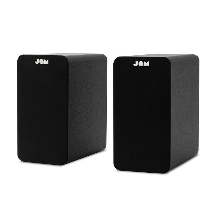 Jam Bluetooth Bookshelf Speakers - Kompaktes, netzbetriebenes Doppellautsprechersystem, Aux-in-Funkt