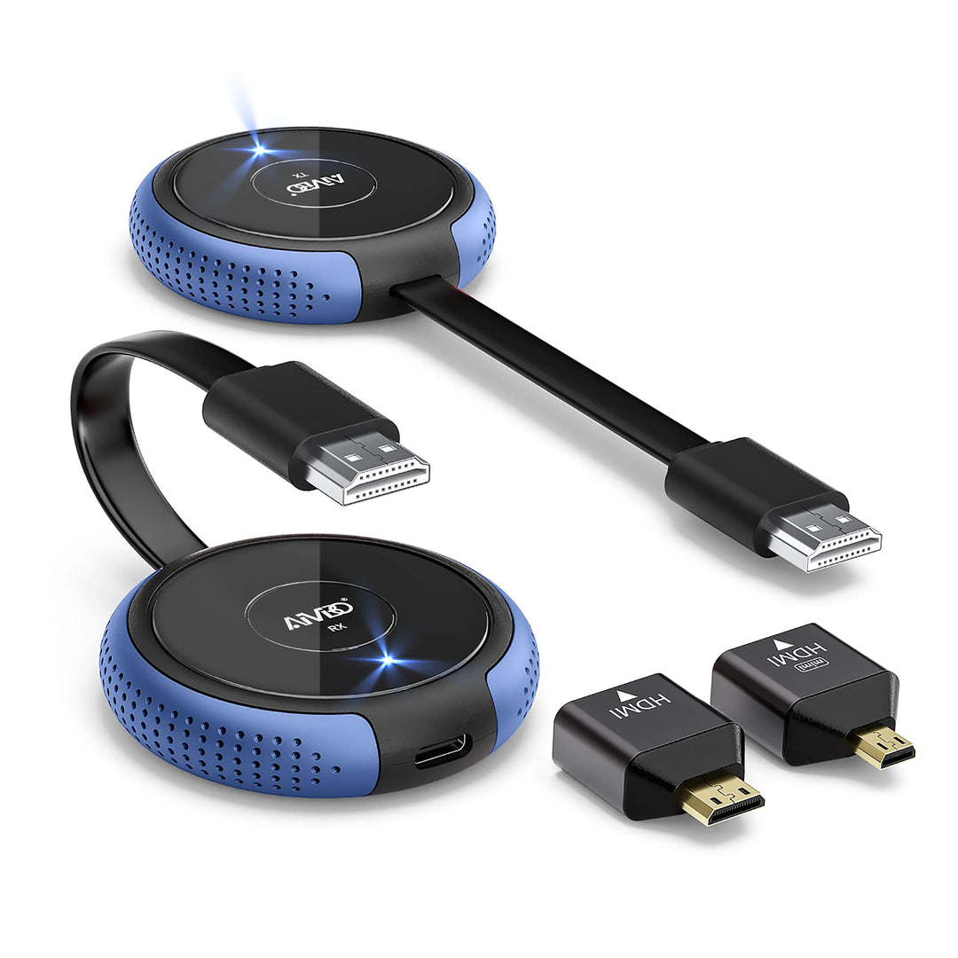 Wireless HDMI, HDMI Wireless Transmitter and Receiver 4K HDMI Funkübertragung,165FT/50M HDMI ohne Ka