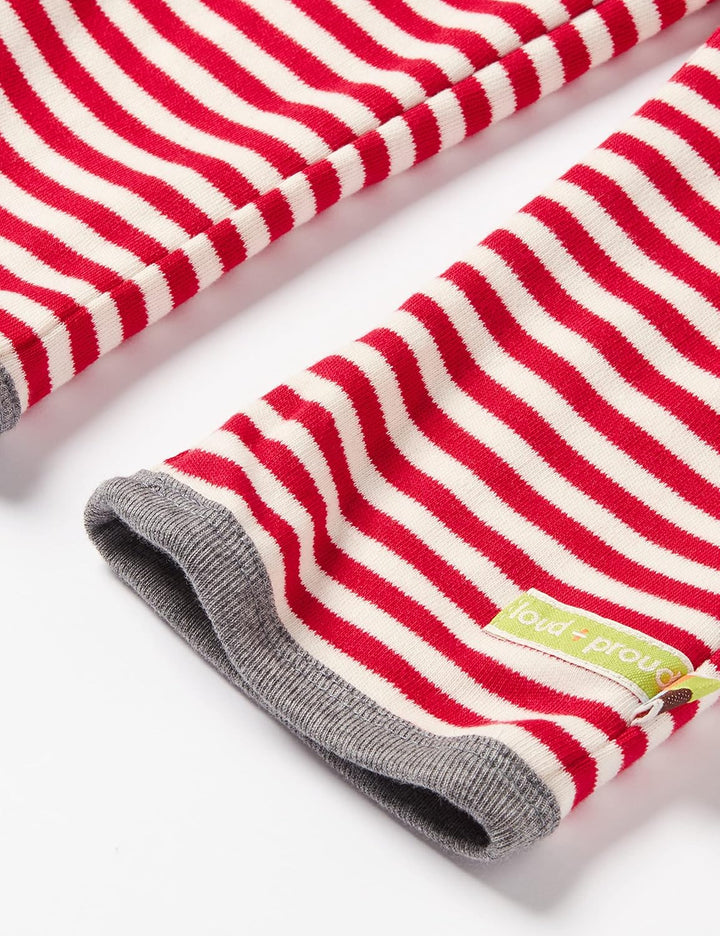 loud + proud Unisex Kinder Wendehose, GOTS Zertifiziert Hose 98-104 Tomato, 98-104 Tomato