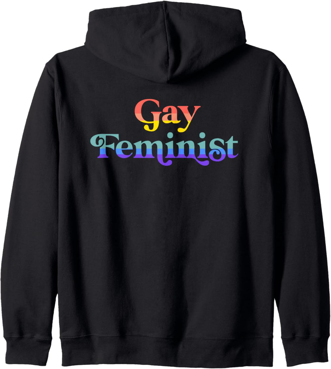 Gay Feminist LGBTQIA Retro Aesthetic Lesbian Pride Flag Kapuzenjacke
