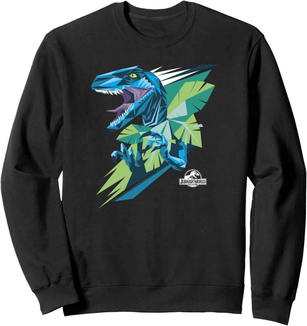 Jurassic World Blue Raptor Cartoon Style Sweatshirt