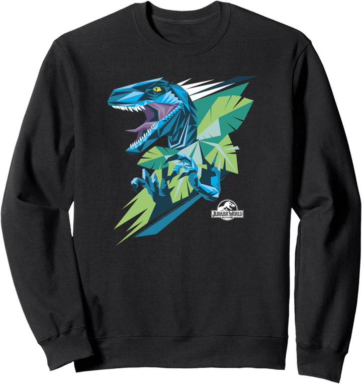 Jurassic World Blue Raptor Cartoon Style Sweatshirt