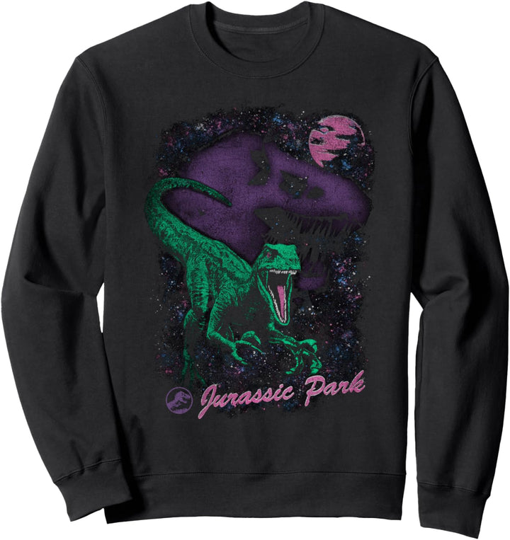 Jurassic Park Raptor Neoncollage Sweatshirt