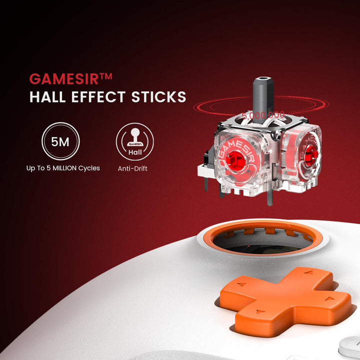 GameSir T7 Wired Xbox Controller with Hall Effect Joysticks and Triggers, Plug & Play Gamepad for Xb