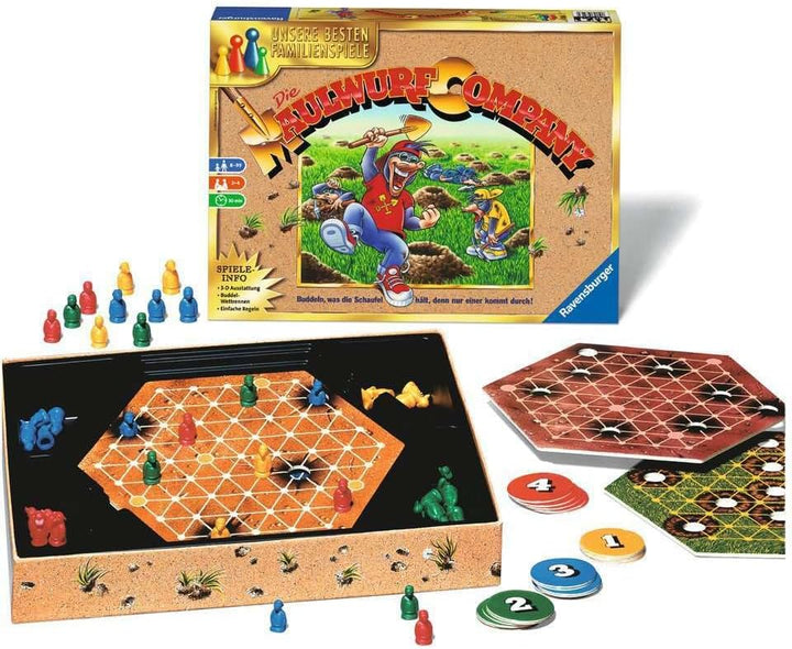 Ravensburger 26423 - Die Maulwurf Company - Familienspiel für Erwachsene und Kinder ab 8 Jahren, Ide