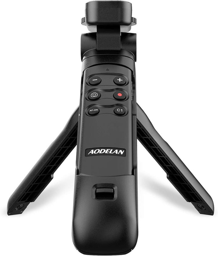 AODELAN Kamera Bluetooth Handgriff Stativ mit Fernbedienung für Selfies und Vlogging, Kompatibel mit