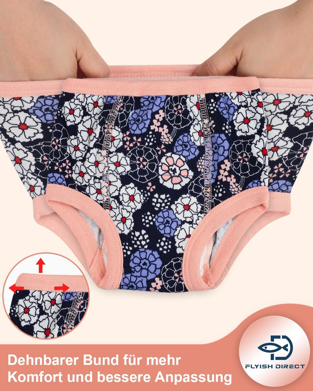 FLYISH DIRECT Baby Trainerhosen Töpfchentraining, 8er Pack Töpfchen Trainingshose für Mädchen Jungen