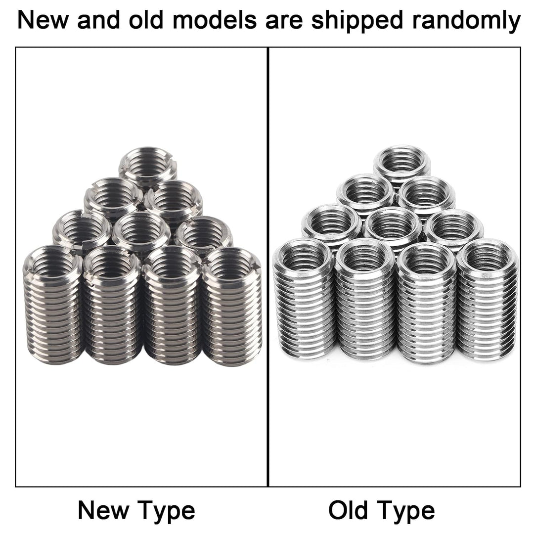 10Pcs Gewindeeinsatz Reparaturmutter Gewindeschlitzen Weibliche M12 und Männliche M16 Schraubbuchse,
