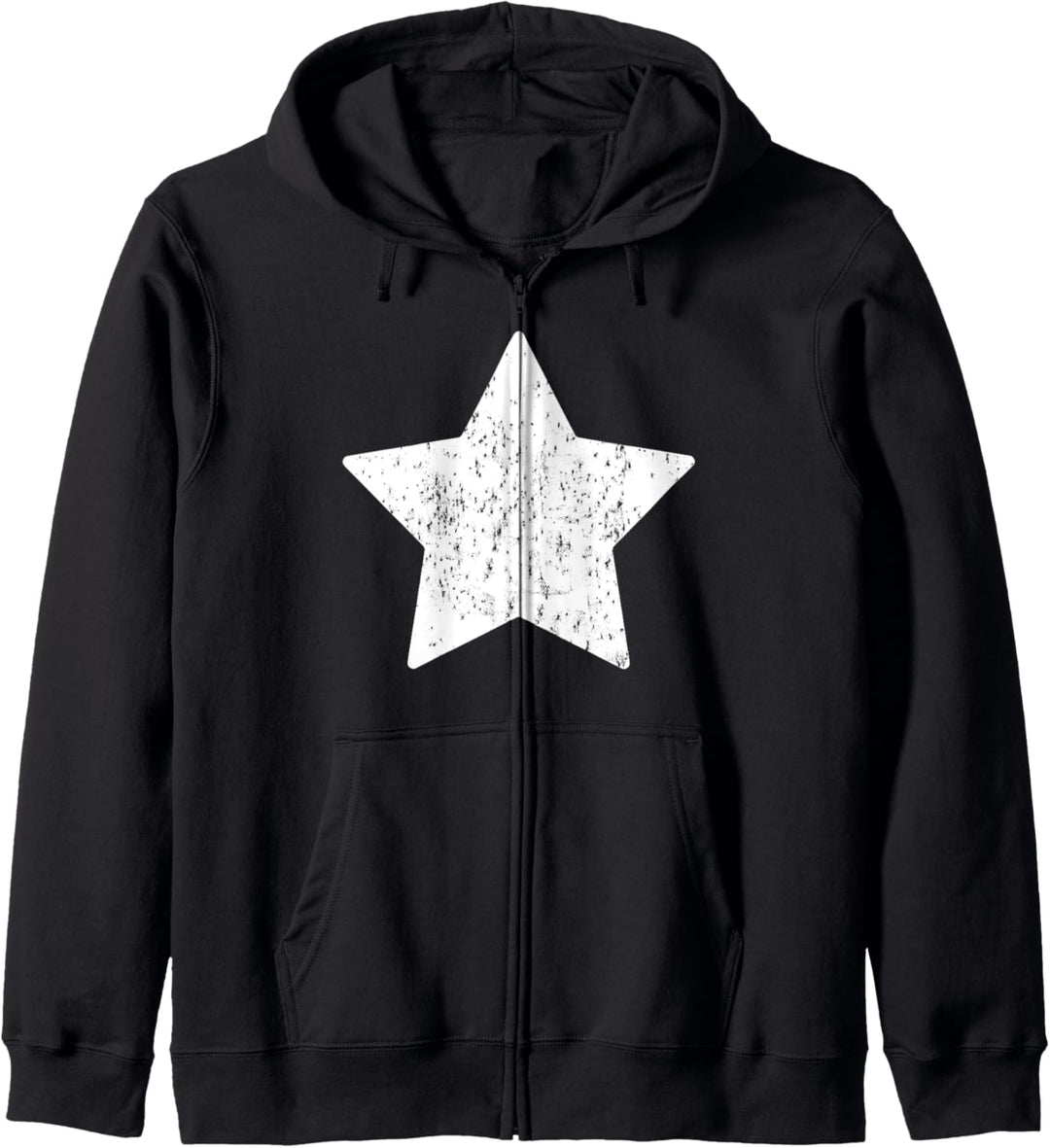 Star, Distressed Kawaii Star Illustration Japanese Harajuku Kapuzenjacke