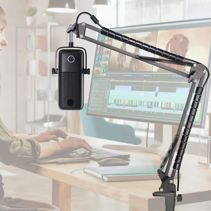 YOUSHARES Wave1 Mikrofon Arm - Wave 3 Mikrofonständer Mikrofonarm Mikrofon Halter mit Klipp Montage