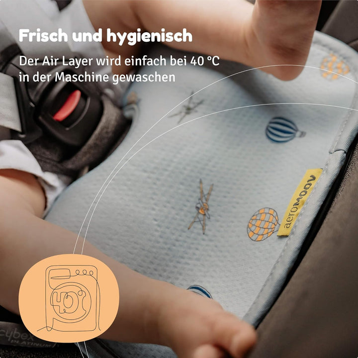 Aeromoov - Baby Sitzauflage Air Layer - Einlage Für Autositz oder Kinderwagen - Gruppe 1 - Antischwi