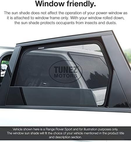 TUNEZ® Sonnenschirme - Benutzerdefinierte Seitenfenster Sonnenschirme Magnetischer Sonnenschirm Heck