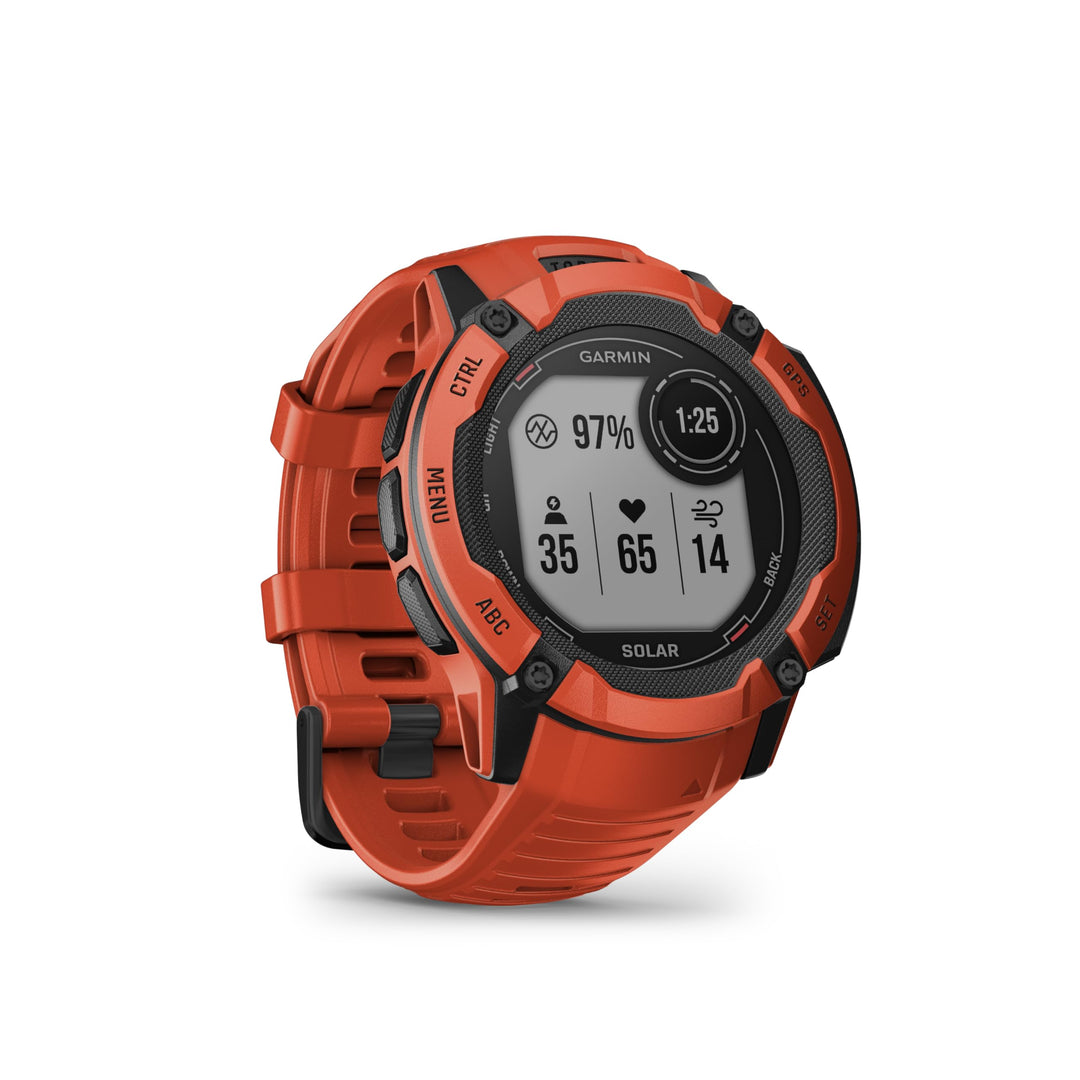 Garmin Instinct 2X Solar 50mm - GPS-Smartwatch mit unendlicher Akkulaufzeit im Smartwatch-Modus, übe