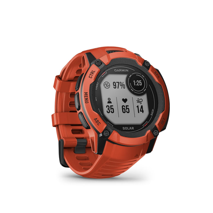 Garmin Instinct 2X Solar 50mm - GPS-Smartwatch mit unendlicher Akkulaufzeit im Smartwatch-Modus, übe