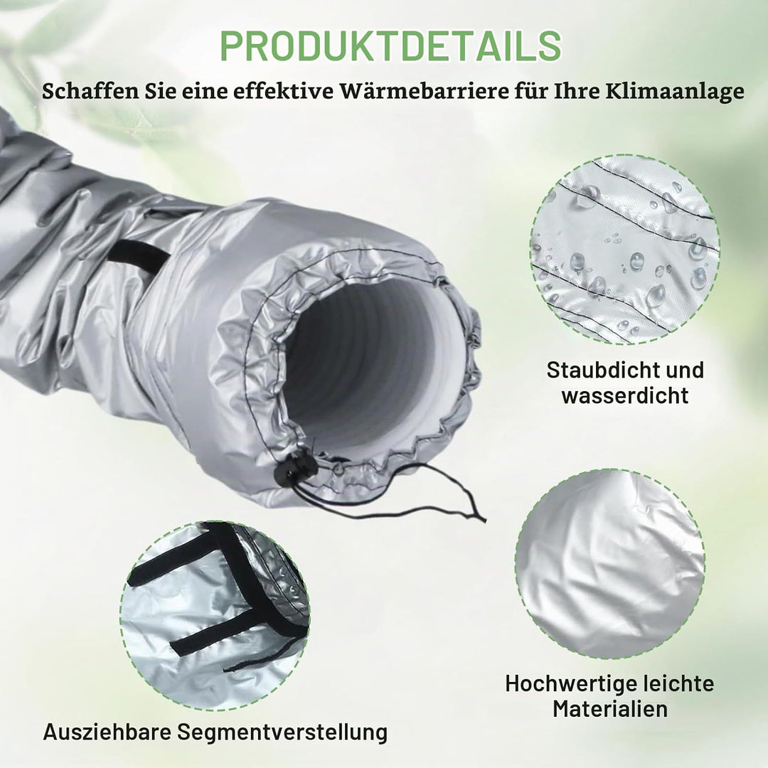 Abluftschlauch Isolierung für Klimaanlagen, Schlauch Abdeckung, Klimaanlage Zubehör, AC Isolierte Sc